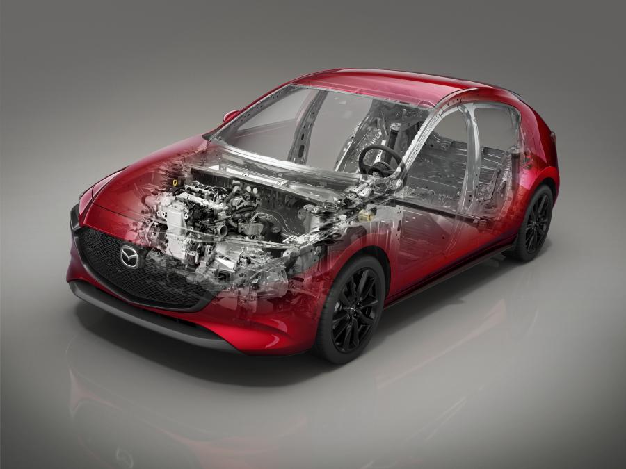 Схема Mazda3 Hatchback 2019 года  (NA) (фото 10 из 61)